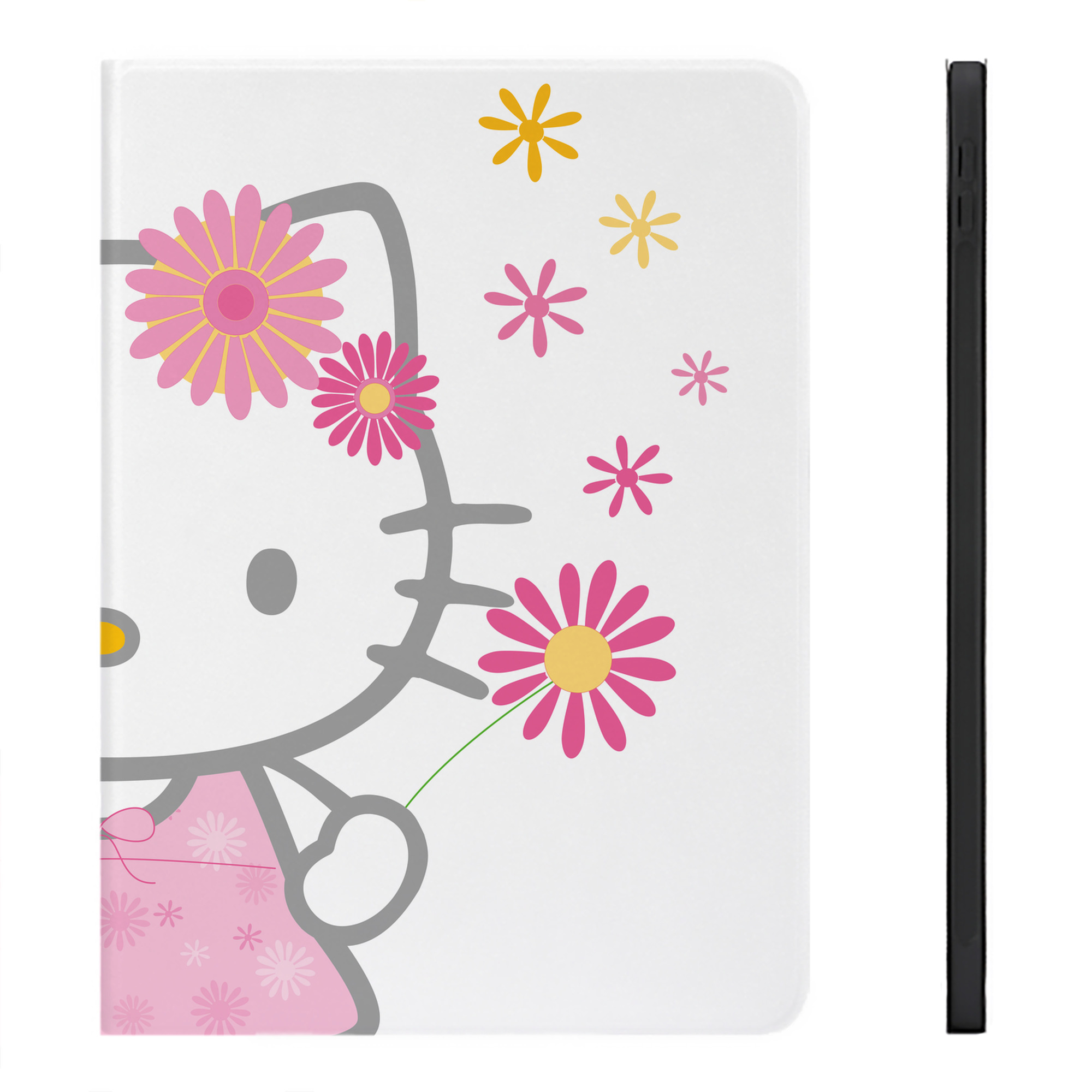 （画像用） Hello Kitty ハローキティ IPadケース ペンホルダー付き ブックスタイルデザイン